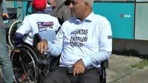Başkan Akpolat Tekerlekli sandalyeye binerek 'engelleri' tespit etti