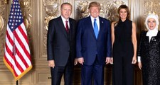 Cumhurbaşkanı Erdoğan ve eşi Emine Erdoğan ABD'de Trump tarafından verilen yemeğe katıldı