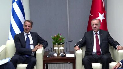 Erdoğan, yunanistan başbakanı kiriakos miçotakis'i kabul etti