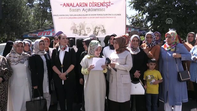 Diyarbakır annelerine kadın desteği - BİNGÖL