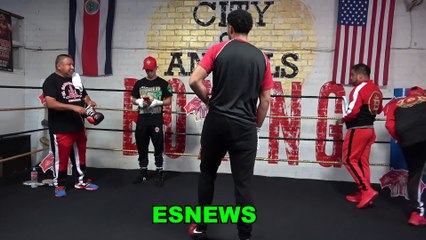 David Benavidez Working Out