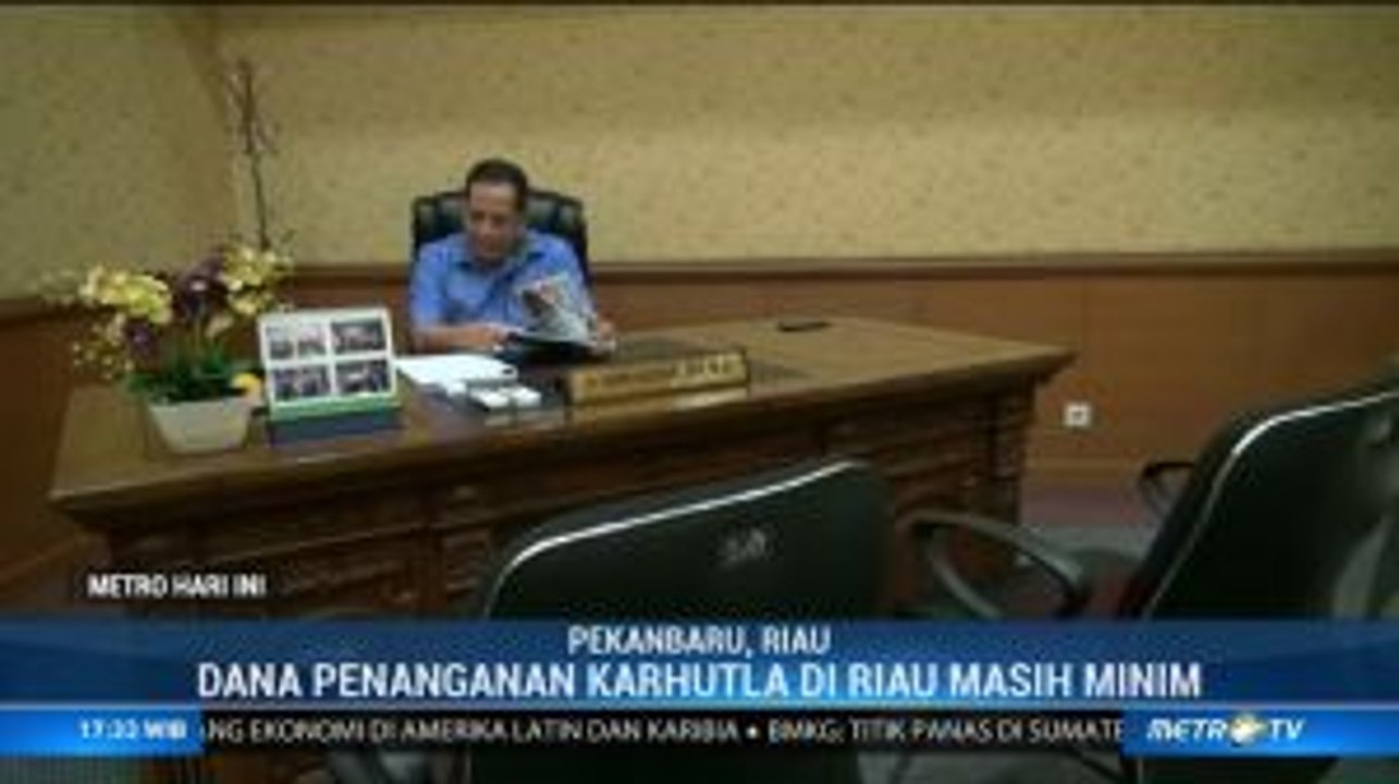 DPRD Riau Klaim Anggaran Minim Jadi Kendala Atasi Karhutla