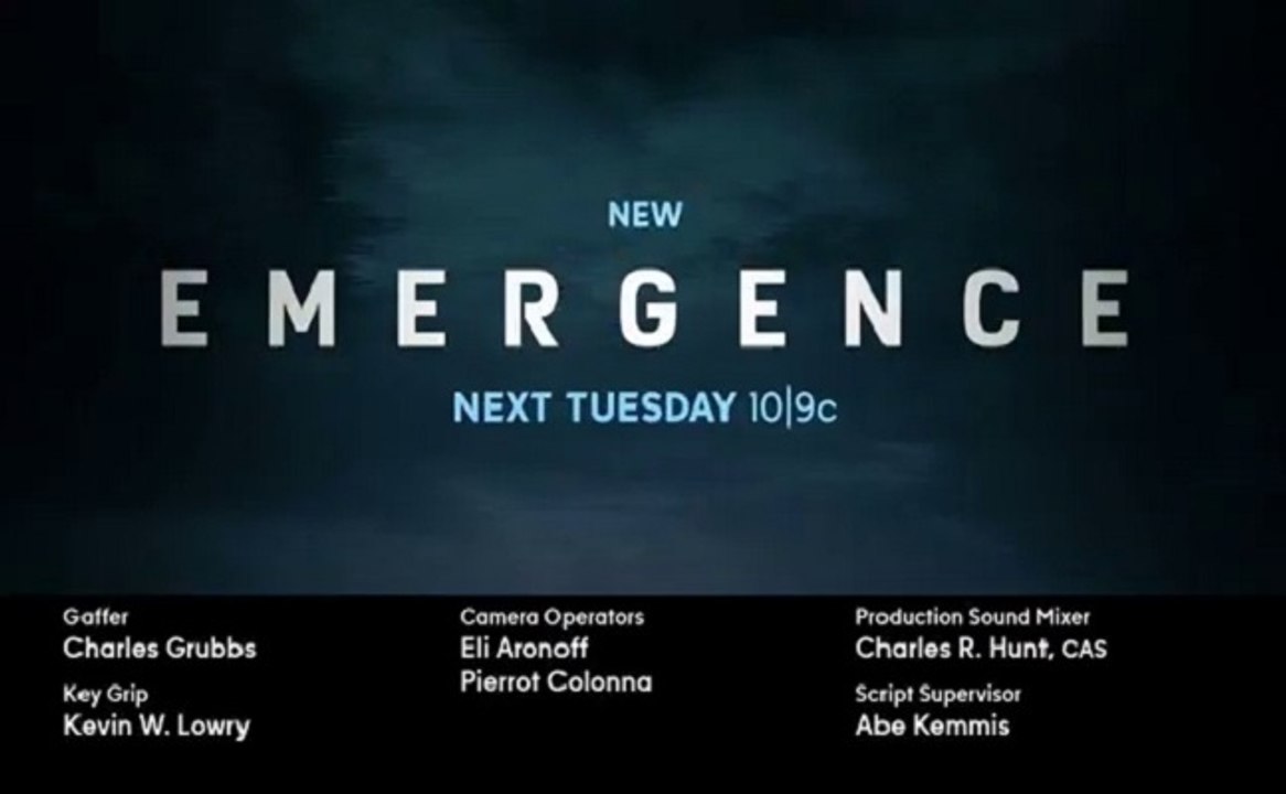 Emergence - Promo 1x02