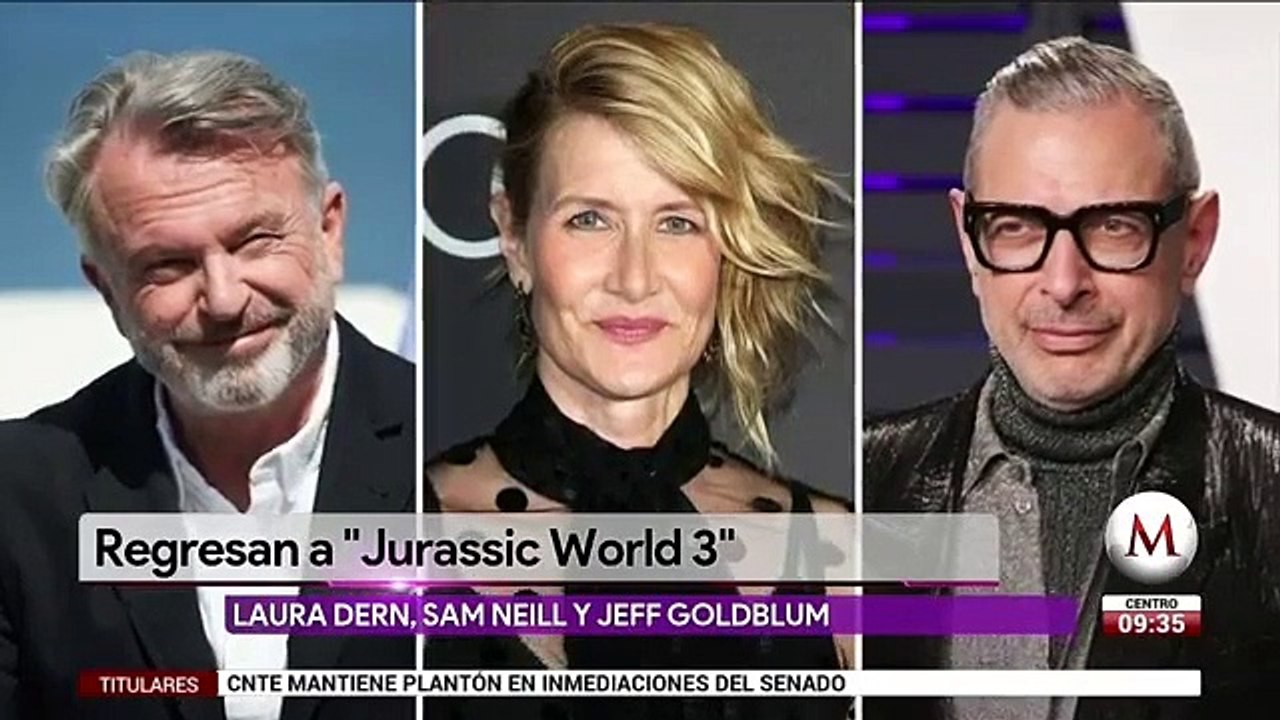 Reparto original de ‘Jurassic Park’ aparecerá en ‘Jurassic World 3’