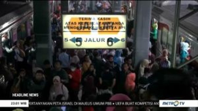 Imbas Demo di DPR, Stasiun Tanah Abang Alami Lonjakan Penumpang
