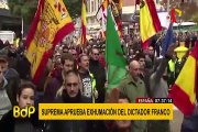 España: restos de Francisco Franco serán exhumados