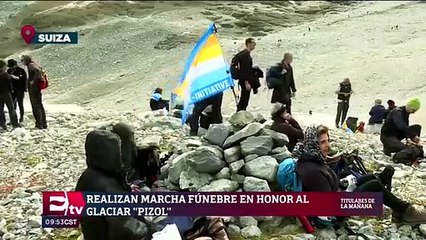 Funeral en Suiza por la desaparición del glaciar Pizol