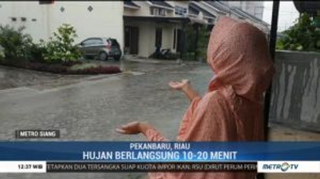 Hujan Guyur Sejumlah Daerah di Sumatera, Kabut Asap Berkurang