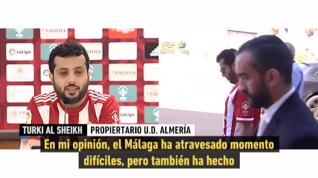El nuevo dueño de la UD Almería defiende la gestión del Málaga CF