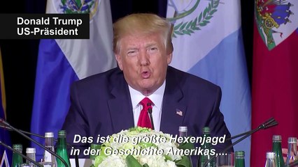 Trump zur Ukraine-Affäre: "größte Hexenjagd der Geschichte"