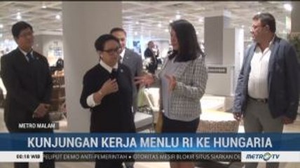 Kunjungan Kerja Menlu RI ke Hungaria
