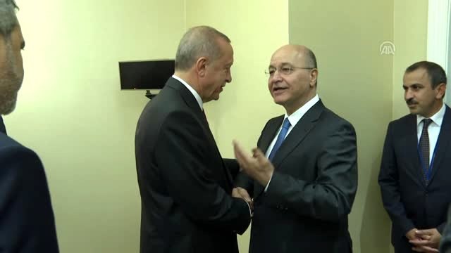 Cumhurbaşkanı Erdoğan, Irak Cumhurbaşkanı Salih ile görüştü - NEW