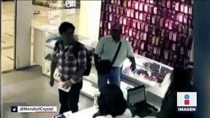 Golpea a vendedora en una tienda de Tlalnepantla