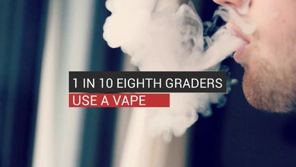 1 In 10 Eighth Graders Use A Vape