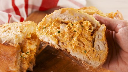 Buffalo Chicken Stuffed Bread Is Worth Every Carb