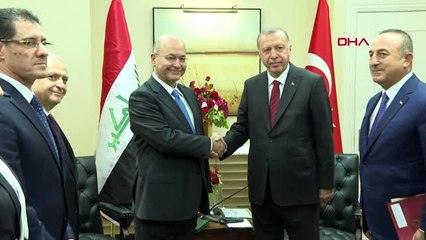 Erdoğan, ırak cumhurbaşkanı berhem salih ile görüştü