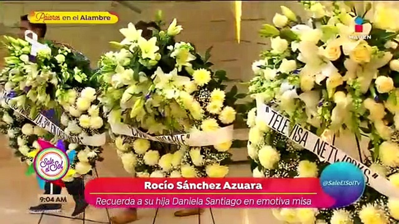 Así despidieron a Daniela, la hija de Rocío Sánchez Azuara