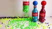 Learn Colors with Coca Cola Surprise Bottles Balls and Beads, Pj Masks Surprise Toys