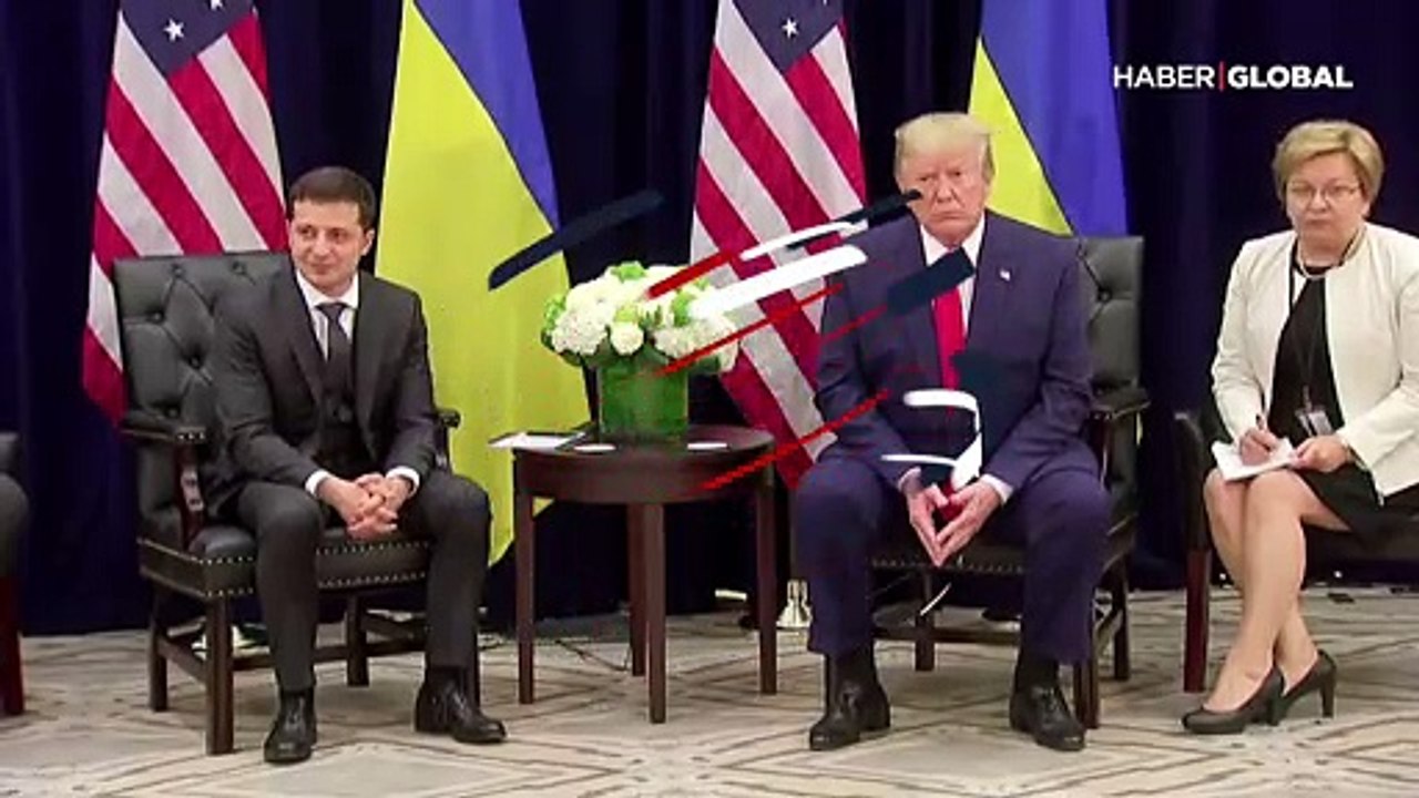 Telefon krizinin gölgesinde Zelenskiy ve Trump yan yana geldi