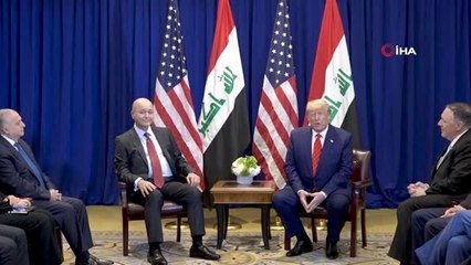 - Irak Cumhurbaşkanı Salih, Trump'la Görüştü