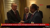 Cumhurbaşkanı recep tayyip erdoğan,sudan başbakanı abdallah hamdok ile görüştü