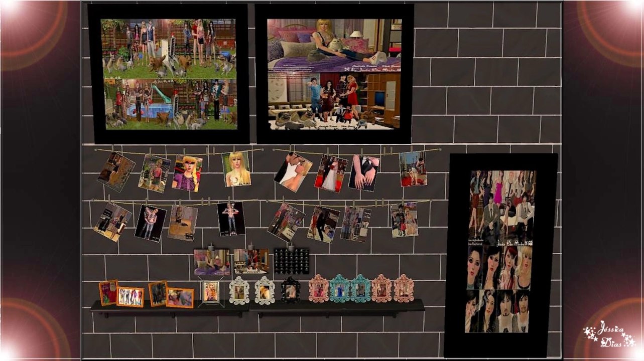 Tutorial 10: The Sims - Colocando Fotos em Porta-Retratos e Diversos - The Sims 2