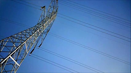 MCH 198 HUGE TALL POWER LINES ALBERTA CANADA OLDS.