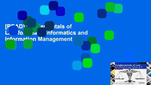 [READ] Fundamentals of Law for Health Informatics and Information Management
