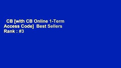 CB [with CB Online 1-Term Access Code]  Best Sellers Rank : #3