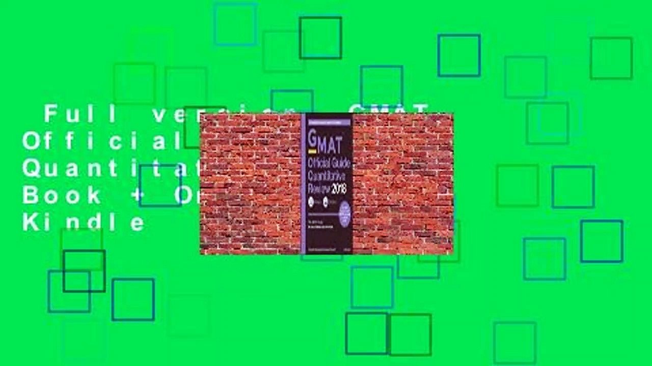 Full version  GMAT Official Guide 2018 Quantita...