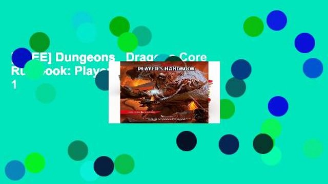 [FREE] Dungeons Dragons Core Rulebook: Player s Handbook: 1