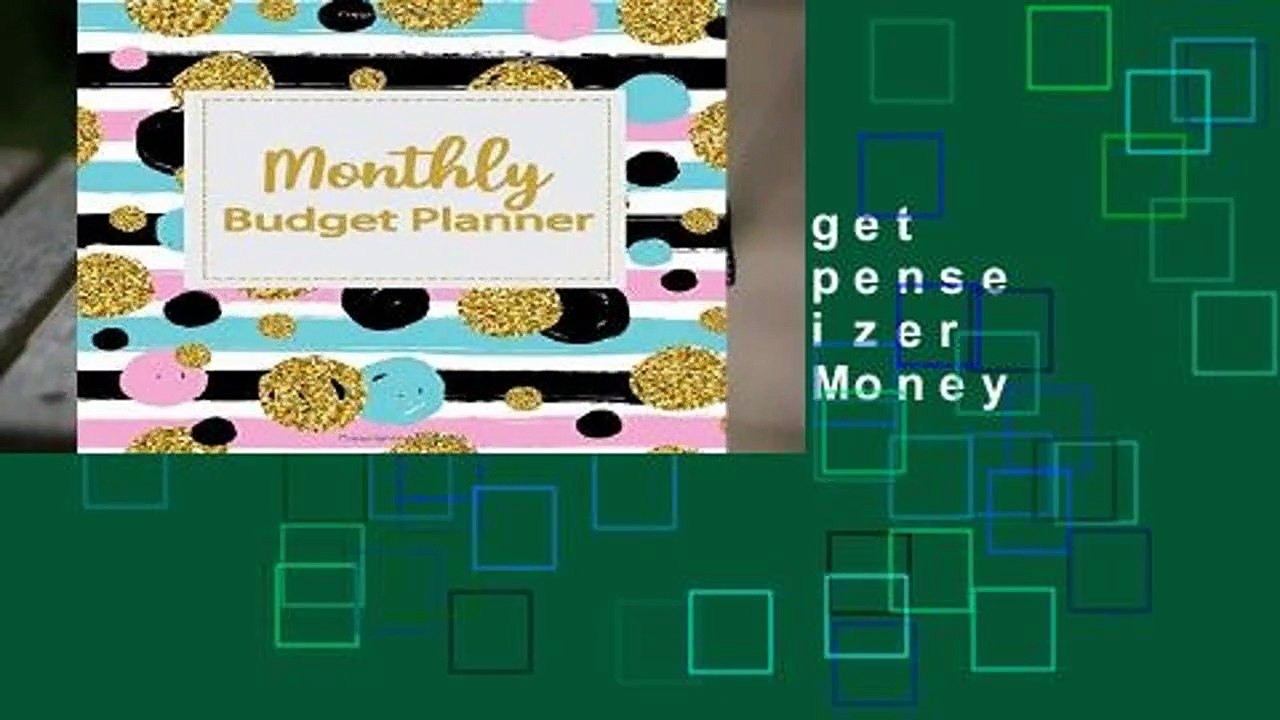 [READ] Monthly Budget Planner: Weekly Expense Tracker Bill Organizer Notebook Business Money