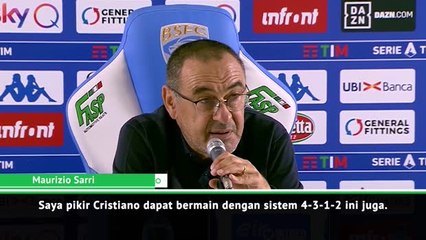Cristiano Ronaldo cocok dengan taktik yang baru - Sarri