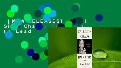 [NEW RELEASES]  Call Sign Chaos: Learning to Lead