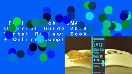 Full E-book  GMAT Official Guide 2018 Verbal Review: Book + Online Complete