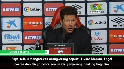 Costa dan Felix bisa jadi penentu hasil akhir Atletico - Simeone