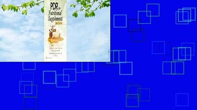 Full version PDR for Nutritional Supplements . Complete