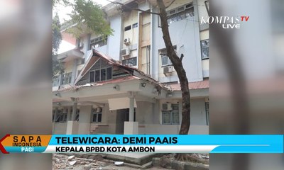 Bangunan Rusak Akibat Gempa Bumi di Ambon