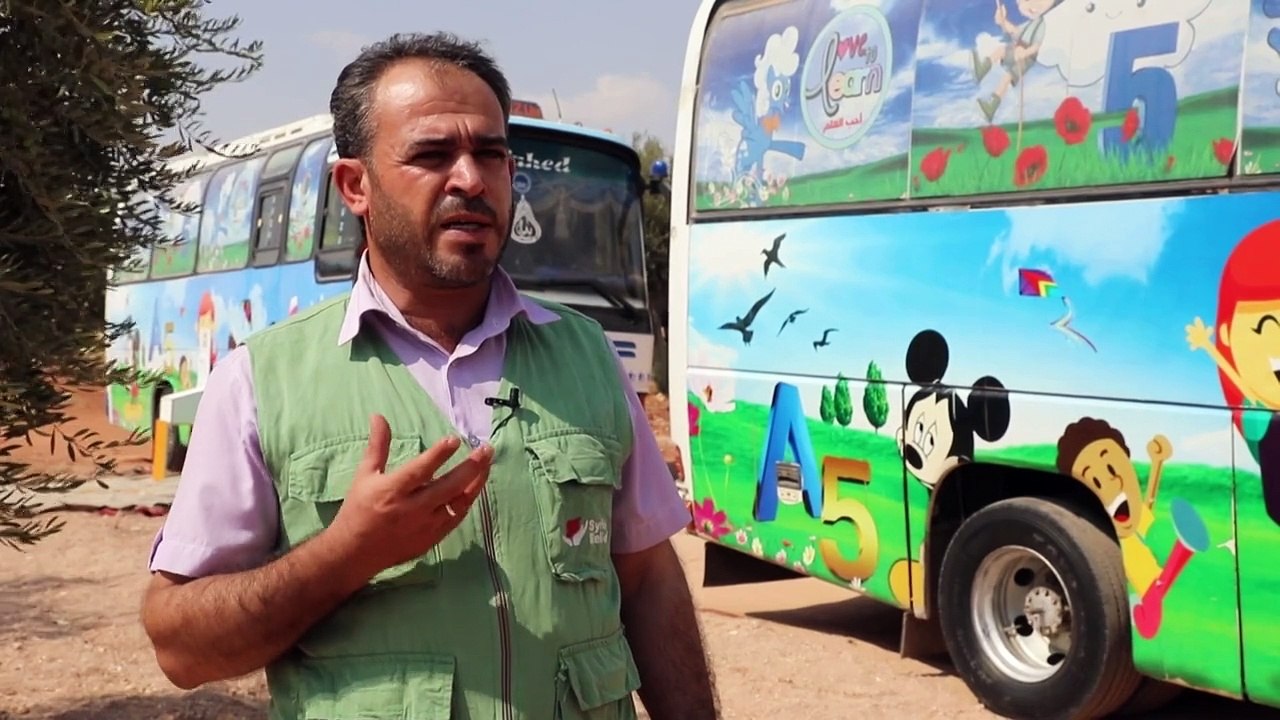 Die rollenden Klassenzimmer von Idlib