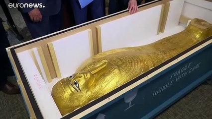 بعد سرقته في 2011 ... مصر تستعيد "التابوت الذهبي للكاهن" من الولايات المتحدة