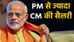 PM Modi से ज्यादा देश के इन State के CM की Salary | वनइंडिया हिंदी