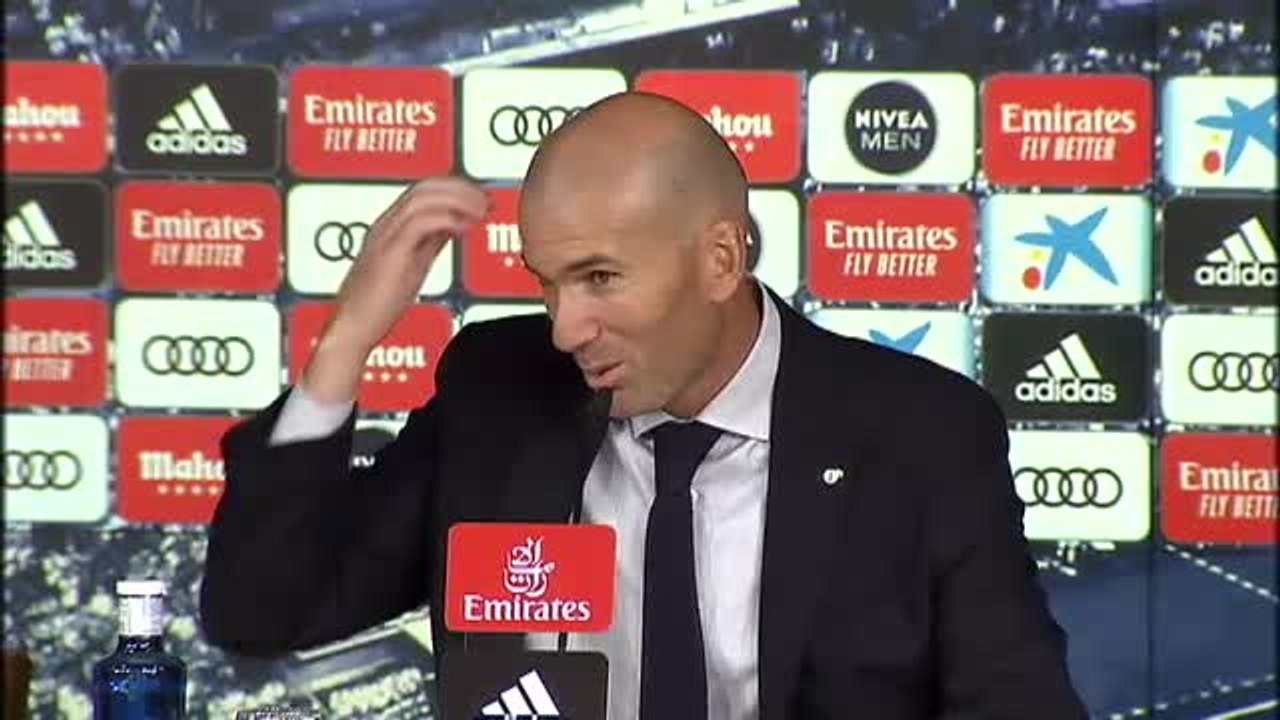 Zidane: "Ni antes éramos tan malos ni ahora somos tan buenos"