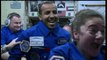 شاهد: لحظة وصول رائد الفضاء الإماراتي هزاع المنصوري إلى محطة الفضاء الدولية