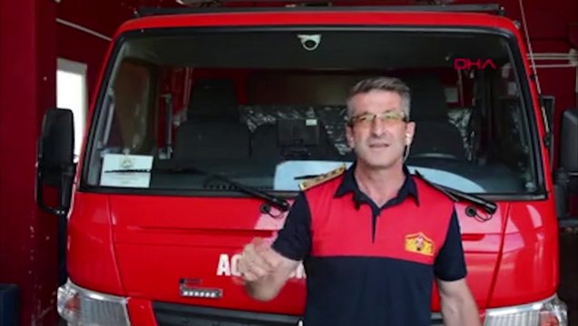 İtfaiyeciler kamera karşısına geçti, şarkı seslendirip klip çekti: Yangın olur biz yangına gideriz