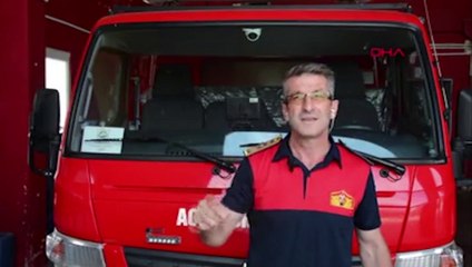 İtfaiyeciler kamera karşısına geçti, şarkı seslendirip klip çekti: Yangın olur biz yangına gideriz