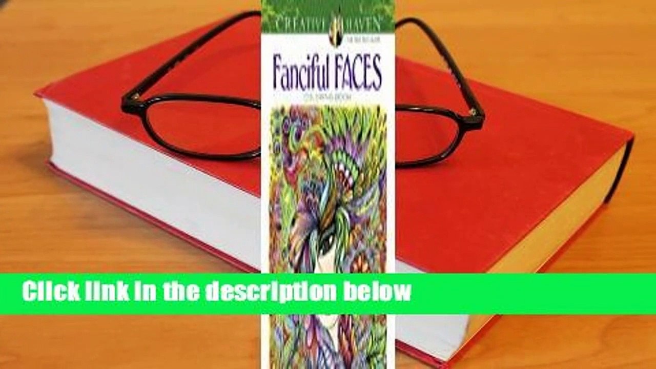 Creative Haven Fanciful Faces Coloring Book Complete