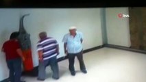 70 yaşındaki yaşlı adamdan hastane asansöründe yankesicilik...70'lik zanlı kamerada