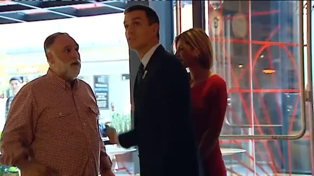 Pedro Sánchez visita Little Spain, el mega proyecto gastronómico de Adriá y José Andrés en Nueva York