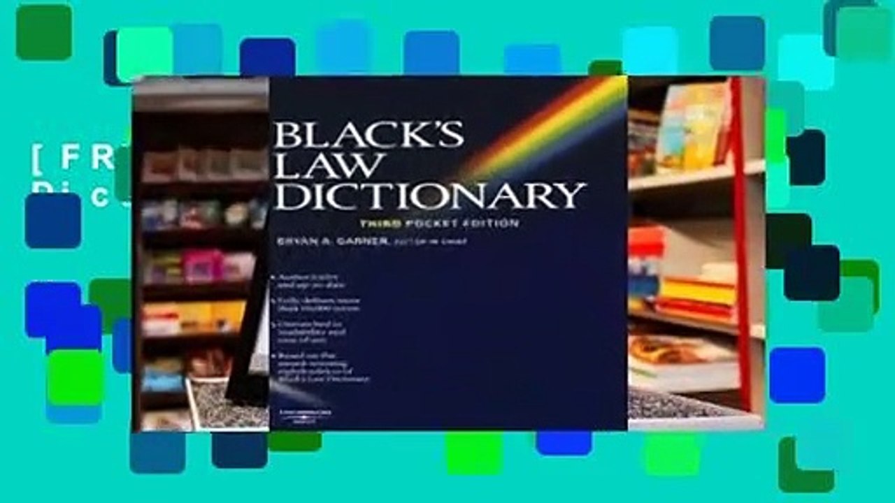 [FREE] Black s Law Dictionary Pocket Edition