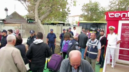 Deniz otobüsünde narkotik köpeğiyle operasyon